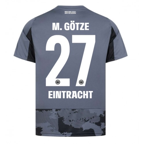 Stroje piłkarskie Eintracht Frankfurt Mario Gotze #27 Koszulka Trzeciej 2025-26 Krótki Rękaw